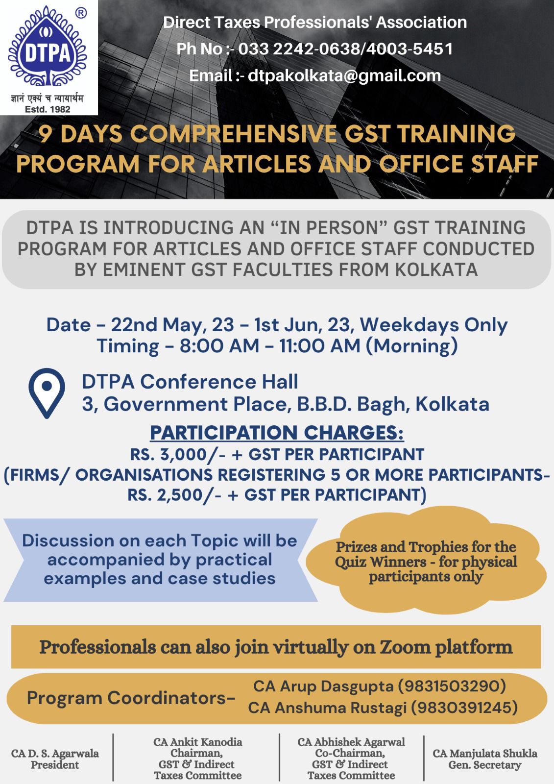 9 Days Comprehensive GST Training Program